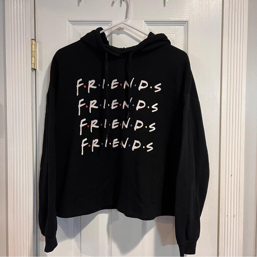 FRIENDS Black Sweater Casual Pullover